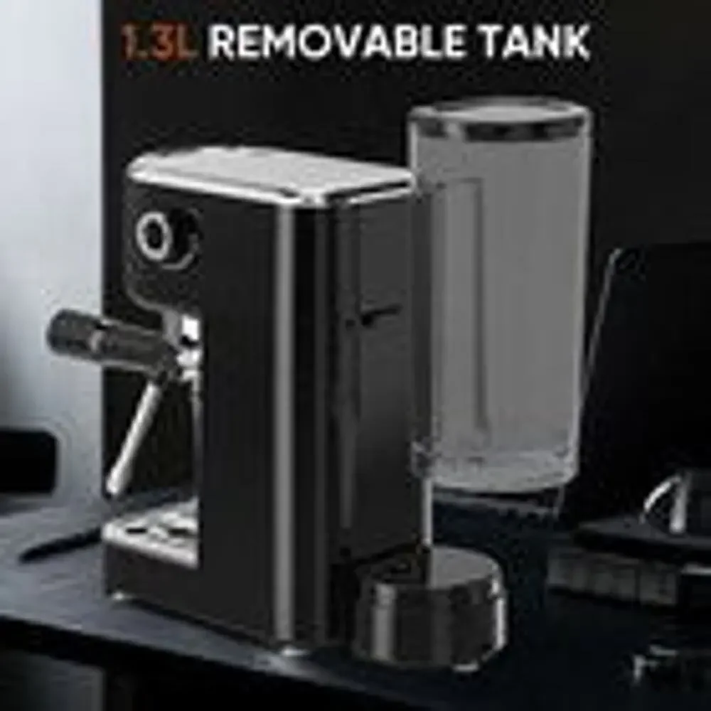 20 Bar Professional Espresso Coffee Machine with Milk Frother - Picture 7 of 7